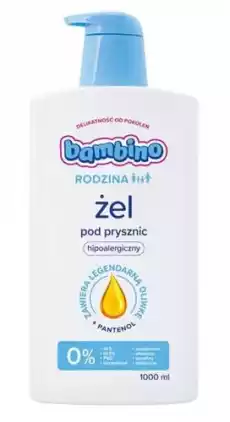 BAMBINO RODZINA Żel pod prysznic 1000ml Zdrowie i uroda Kosmetyki i akcesoria Kosmetyki i akcesoria do kąpieli Pozostałe kosmetyki do kąpieli