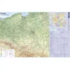 Demart Mapa Polski Podkładka na biurko Biuro i firma Akcesoria biurowe Podkładki na biurko