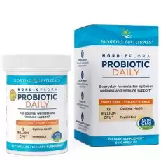 Nordic Naturals Probiotic Daily Nordic Flora 60 kapsułek Sport i rekreacja Odżywki i suplementy