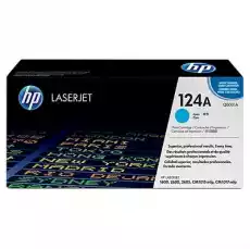 Toner Oryginalny HP 124A Q6001A Błękitny DARMOWA DOSTAWA w 24h Komputery Drukarki i skanery Materiały eksploatacyjne do drukarek Tonery i bębny