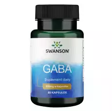 Swanson GABA 250mg 60kaps Zdrowie i uroda Zdrowie Witaminy minerały suplementy diety