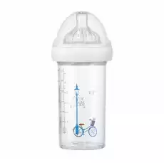 Butelka ze smoczkiem do karmienia niemowląt Rower tritanowa 6 m 210 ml Le Biberon Français Dla dziecka Akcesoria dla dzieci Karmienie dziecka Butelki i akcesoria