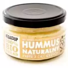 Vega Up Hummus naturalny 190 g Bio Artykuły Spożywcze Przetwory