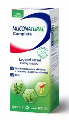 Muconatural Complete syrop 128g Zdrowie i uroda Zdrowie Leki Przeziębienie i grypa