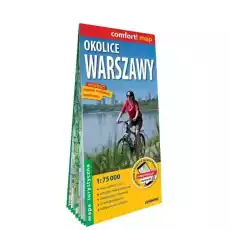 Comfort map Okolice Warszawy 175 000 mapa Książki Turystyka mapy atlasy