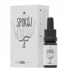 Kombinat Konopny Spokój Olej 5 CBD 10 ml Zdrowie i uroda