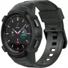 Etui z paskiem Spigen Rugged Armor Pro Galaxy Watch 4 Classic 46mm zielone Telefony i akcesoria Akcesoria telefoniczne Etui