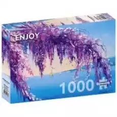 Puzzle 1000 Wisteria nad morzem G3 Dla dziecka Zabawki Puzzle