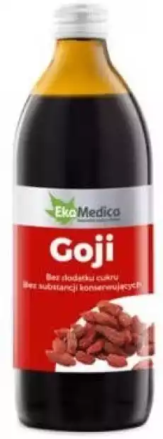 GOJI Sok z jagody Goji 500ml Zdrowie i uroda Zdrowie Witaminy minerały suplementy diety