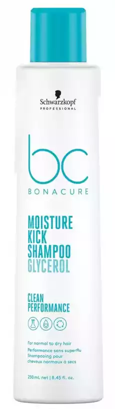 Schwarzkopf BC Moisture Kick szampon nawilżający 250ml Zdrowie i uroda Kosmetyki i akcesoria Pielęgnacja i stylizacja włosów Szampony do włosów