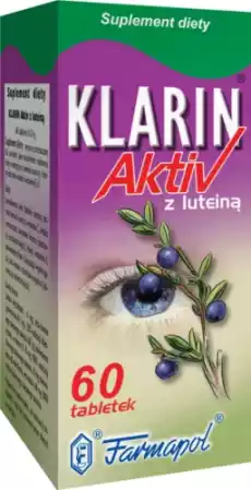 KLARIN Aktiv x 60 tabletek Zdrowie i uroda Kosmetyki i akcesoria Pielęgnacja twarzy