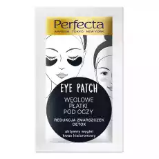 Perfecta Eye Patch węglowe płatki pod oczy 2szt Zdrowie i uroda Kosmetyki i akcesoria Pielęgnacja twarzy Maseczki