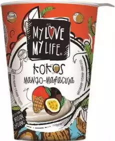 PRODUKT KOKOSOWY MANGO MARAKUJA BIO 180 g MY LOVE MY LIFE Artykuły Spożywcze Zdrowa żywność