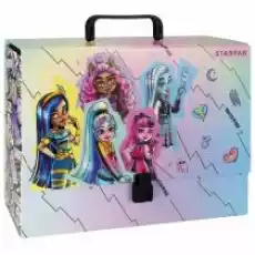 Teczka z rączką A4 Monster High Biuro i firma Akcesoria biurowe Artykuły papiernicze Teczki