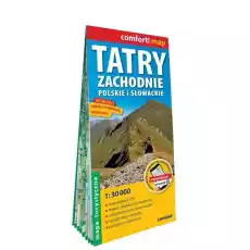 Comfortmap Tatry Zach Polskie i Słowackie w2023 Książki Turystyka mapy atlasy