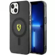 Ferrari FEHMP14SURKK iPhone 14 61 czarnyblack hardcase Translucent Magsafe Telefony i akcesoria Akcesoria telefoniczne Etui