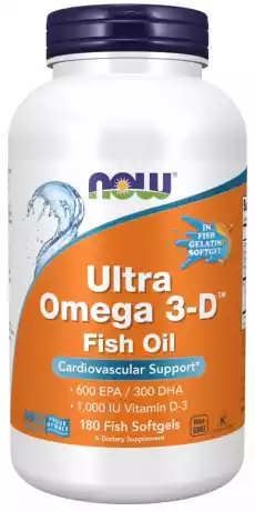 Ultra Omega 3D 180 kaps Zdrowie i uroda