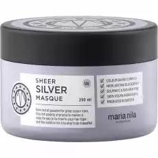 Maria Nila Sheer Silver Masque maska do włosów blond i rozjaśnianych 250ml Zdrowie i uroda Kosmetyki i akcesoria Pielęgnacja i stylizacja włosów Maski do włosów