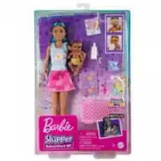 Barbie Skipper zestaw opiekunka HJY34 Mattel Dla dziecka Zabawki Zabawki dla dziewczynek Lalki i akcesoria Lalki