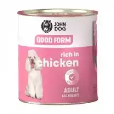 John Dog Good form karma mokra dla psa kurczak 800 g Dom i ogród Artykuły zoologiczne Psy