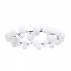 Lampa Sufitowa Wisząca Alexa Chrom 100x25cm Dom i ogród Wyposażenie wnętrz Oświetlenie Lampy sufitowe