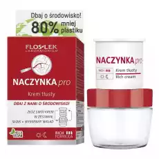 FlosLek Naczynka Pro krem tłusty na dzień i noc słoik wkład 50ml Zdrowie i uroda Kosmetyki i akcesoria Pielęgnacja twarzy Kremy pod oczy