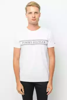 TSHIRT MĘSKI TOMMY HILFIGER XM0XM01612 BIAŁY Odzież obuwie dodatki Odzież męska