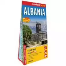 Comfort map Albania 1280 000 Książki Literatura podróżnicza