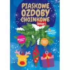 Piaskowe ozdoby choinkowe Zestaw 1 Książki Dla dzieci