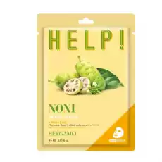 Bergamo Help Sheet Mask maska do twarzy z Noni 25ml Zdrowie i uroda Kosmetyki i akcesoria Pielęgnacja twarzy Maseczki