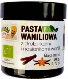 PASTA WANILIOWA BIO 50 g ROYAL BRAND Artykuły Spożywcze Przyprawy