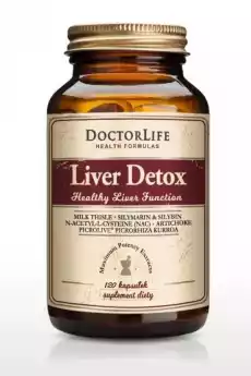 Liver Detox ochrona wątroby suplement diety 120 kapsułek Artykuły Spożywcze Produkty dietetyczne Suplementy