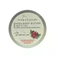 SoapFriends Shea Butter 80 masło do ciała Żurawina 50ml Zdrowie i uroda Kosmetyki i akcesoria Pielęgnacja ciała Kremy i masła do ciała