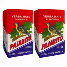 Zestaw 2 x Yerba Mate Pajarito Elaborada Con Palo Tradicional 1 kg Artykuły Spożywcze