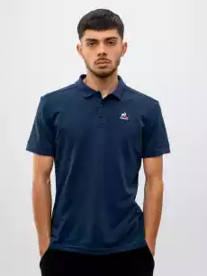 Koszulka Polo Z Krótkim Rękawem Le Coq Sportif Saison 1 Ciemna Niebieska Odzież obuwie dodatki Odzież męska Koszulki męskie