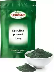 Spirulina sproszkowana proszek 1000 g Targroch Artykuły Spożywcze Produkty dietetyczne Suplementy