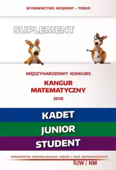 Kangur7 matematyka z wesołym kangurem 2018 Książki Podręczniki i lektury