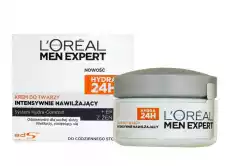 LOreal Paris Men Expert Hydra 24H Krem do twarzy intensywnie nawilżający 50ml Zdrowie i uroda Kosmetyki i akcesoria Pielęgnacja twarzy Kremy do twarzy