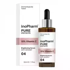 Pure Elements 15 Vitamin C Brightening Serum serum do twarzy z 15 witaminą C 30ml Zdrowie i uroda