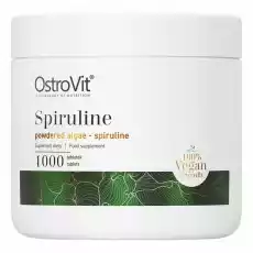 Spirulina 1000 Tabletek OstroVit Artykuły Spożywcze