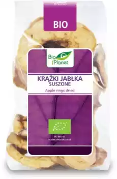 KRĄŻKI JABŁKA SUSZONE BIO 100 g BIO PLANET Artykuły Spożywcze Bakalie i suszone owoce