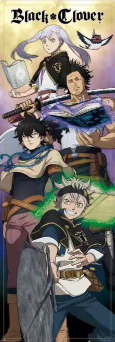 Black Clover plakat Dom i ogród Wyposażenie wnętrz Dekoracja Obrazy i plakaty