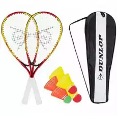 Zestaw do Speedmintona Racketball Set Dunlop 762091 Sport i rekreacja Tenis i pokrewne Badminton